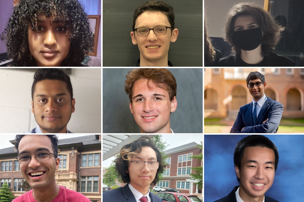 Headshots of Giifti Benti, Ben Chapman, Anna Csiki-Fejer, Ashish Kumbhardare, Aidan Leahy, Kiran Rachamallu, Samir Sarma, Felix Wang, and Geoffrey Wu.